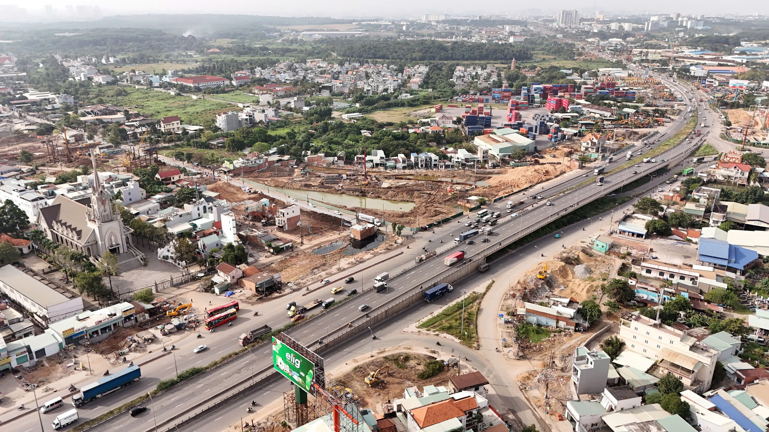 Vị trí dự án the gió